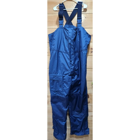 The Unbranded Brand Other - Vintage Pro Rainer Waterproof Fishing Rain Bib Overalls 2XL Navy Heavy Duty